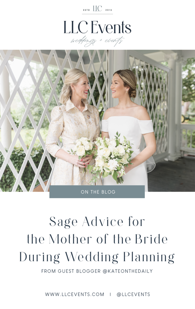 Tips for the mother of the bride graphic