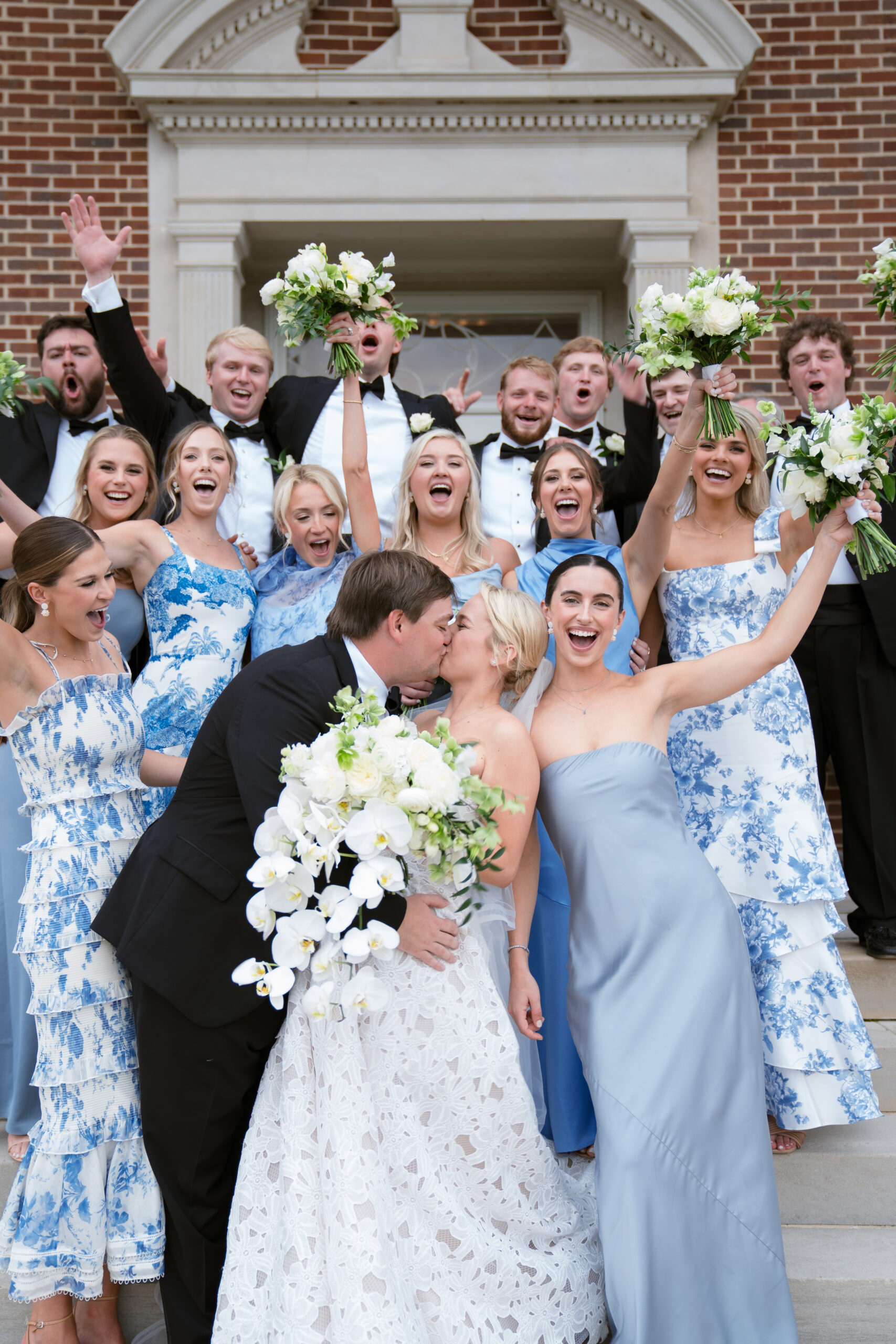 Macon Bridal Party with Groomsmen and Bridesmaids